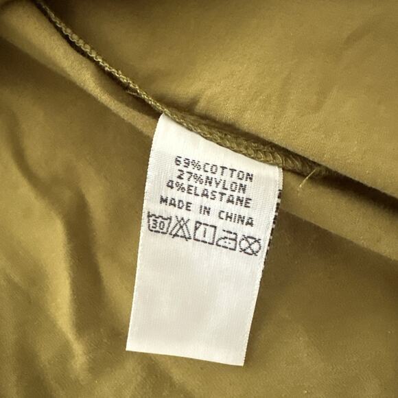 FOIL Womens Dress 8 Green Maxi 1/2 Zip Lagenlook Minimalist Bohemian Summer - Picture 6 of 11